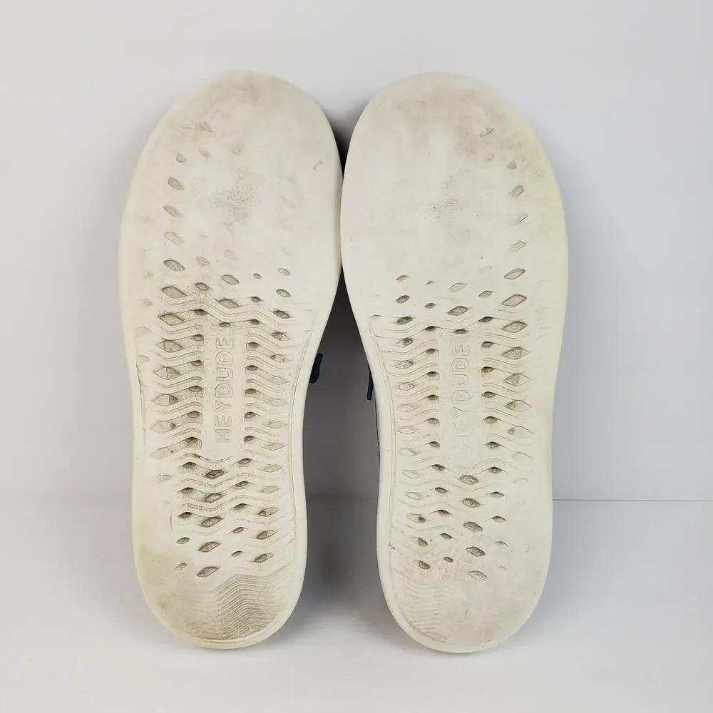 Hey Dude Wendy Rise Womens Size 10 Stone Silver Slip On Comfort Loafer Shoes